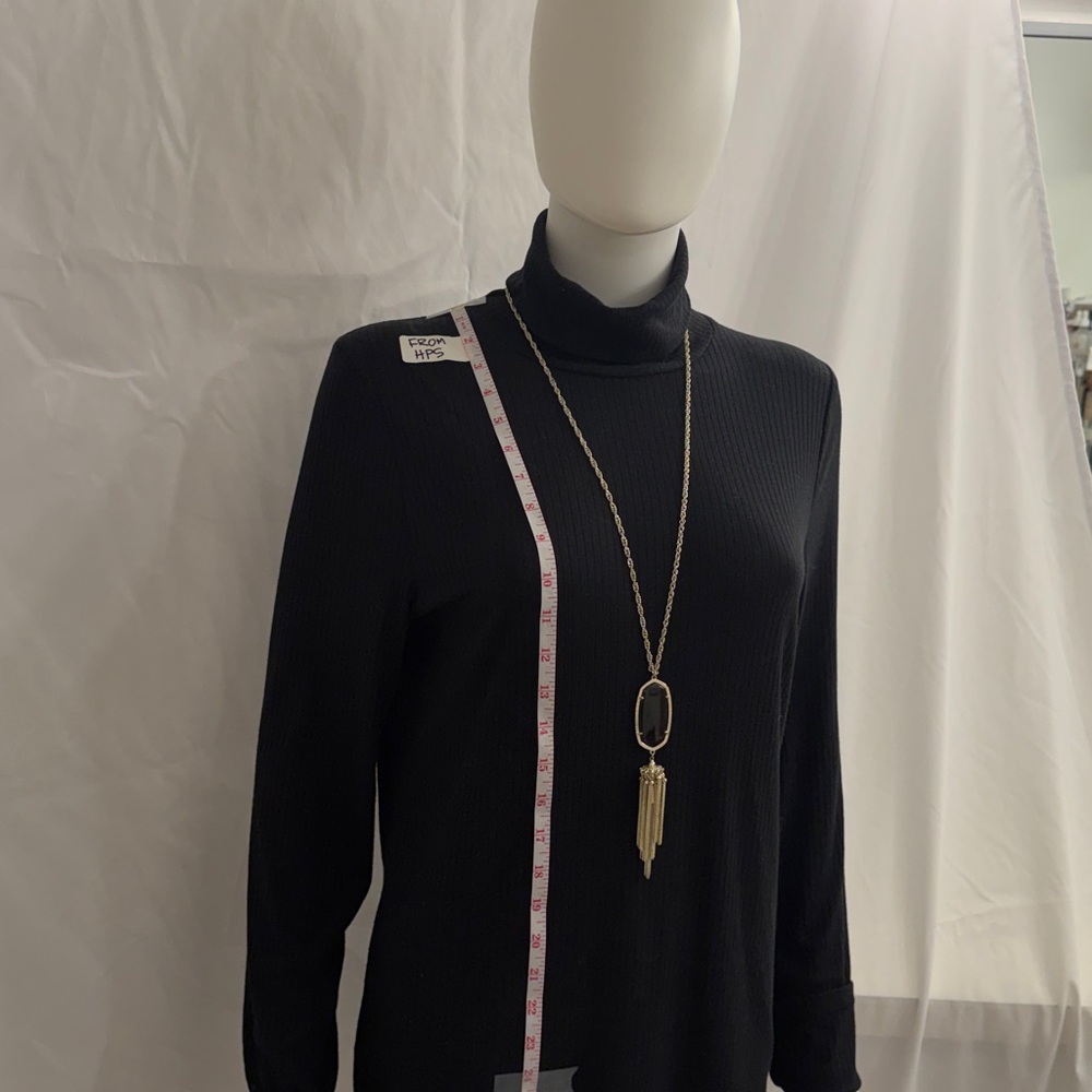 Kendra Scott Gold Chain Dangle Pendant Purple NWOT